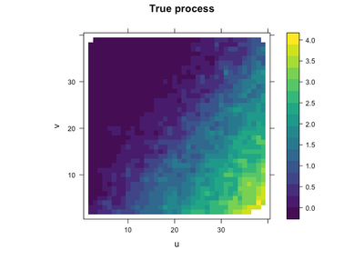 Heatmap of the true process