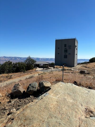 The Cube, former radar tower atop Mt. Umunhum